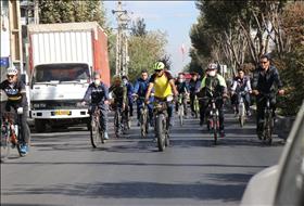 همایش دوچرخه سواری در فردیس برگزار شد